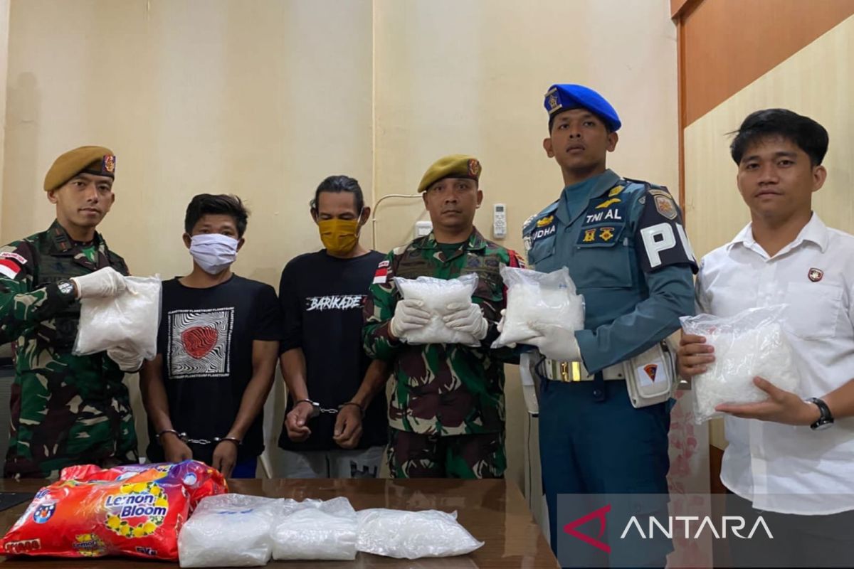 Yon Arhhanud 8 gagalkan peredaran 7 Kilogram methamphetamine