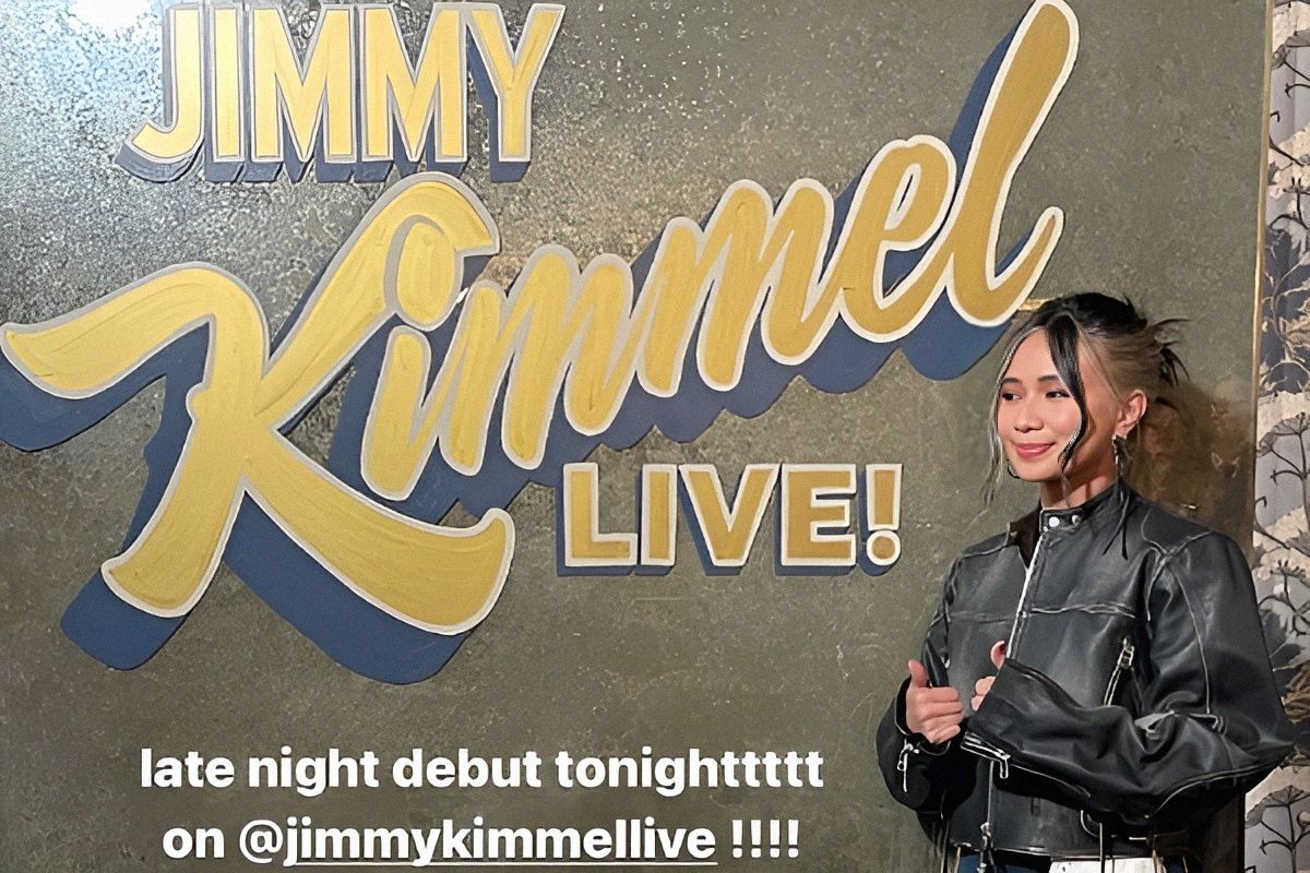 Niki Zefanya pertama kalinya tampil di acara Jimmy Kimmel Live!