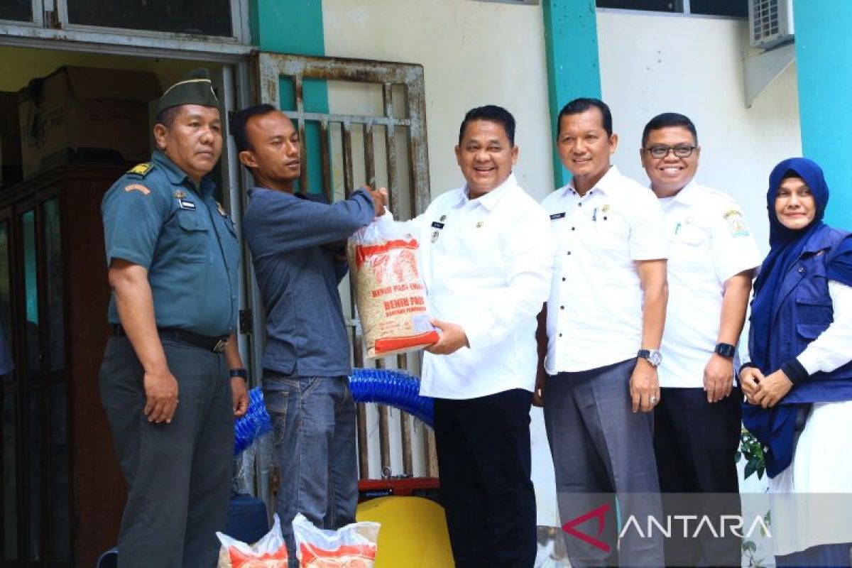Antisipasi El Nino, Kementan salurkan 75 ton benih padi bagi petani Aceh Tamiang