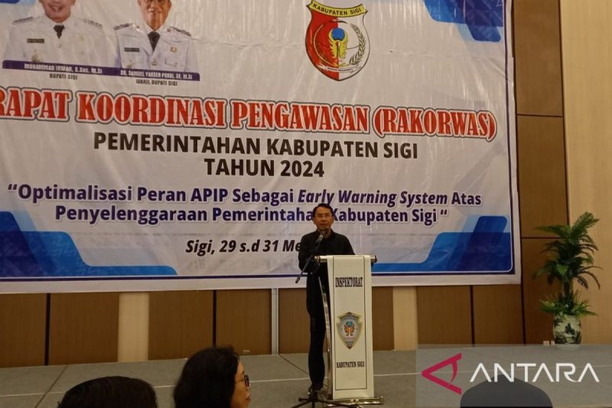 Pemkab Sigi tekankan pentingnya peran APIP sebagai bentuk pengawasan