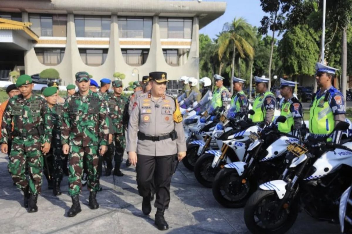 1.200 personel gabungan amankan kunjungan Presiden Jokowi di Riau