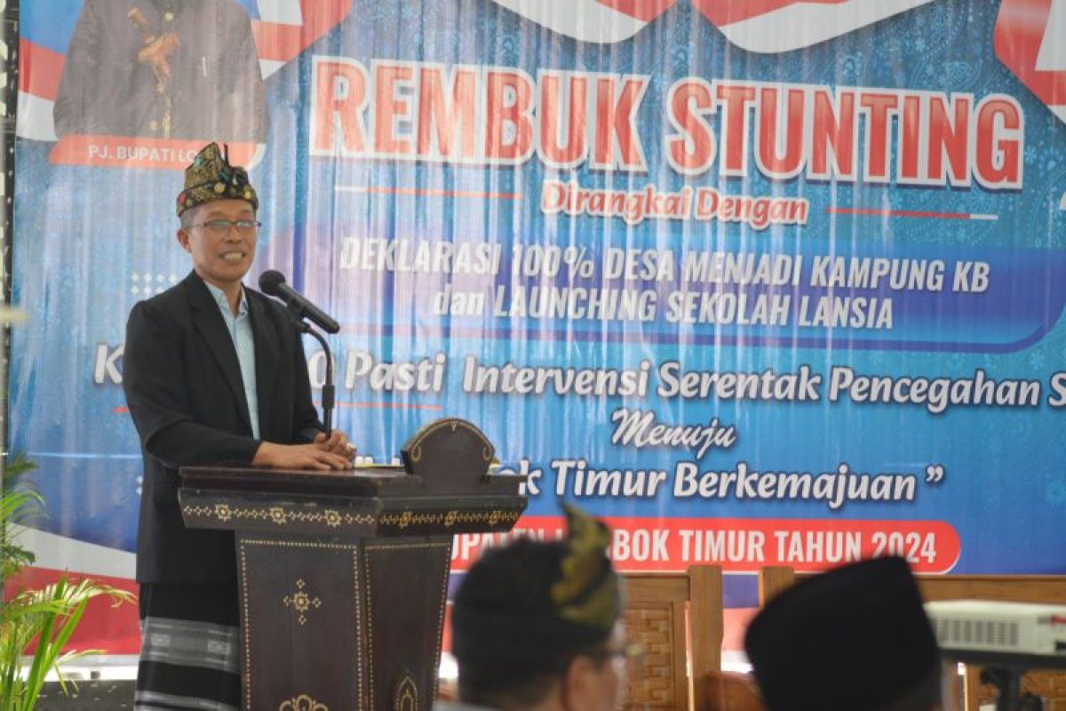Pemkab Lombok Timur meluncurkan program penurunan stunting