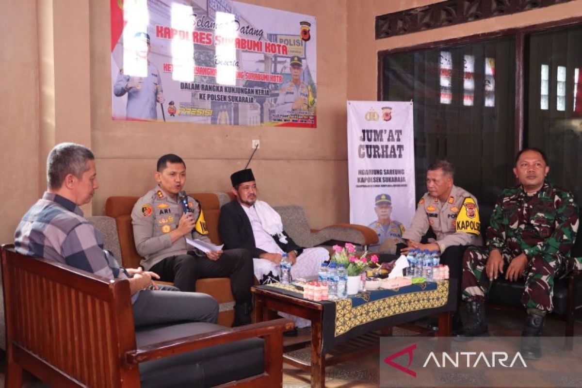 Kapolres Sukabumi Kota dengarkan langsung curahan hati masyarakat