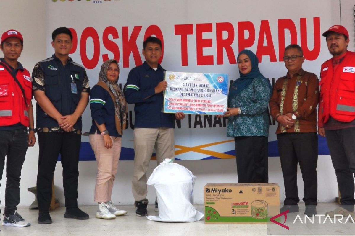 ASDP salurkan bantuan untuk korban banjir bandang Tanah Datar 