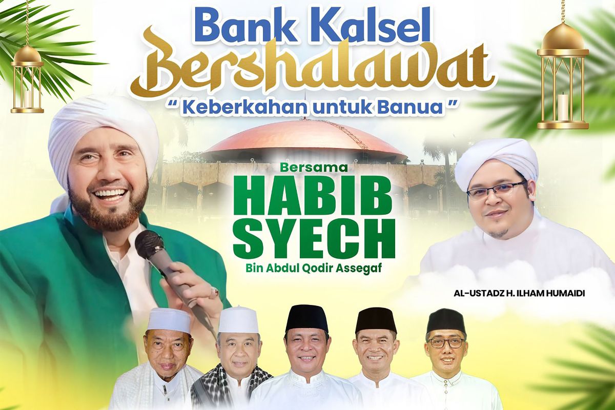 Bank Kalsel hadirkan Habib Syech bershalawat untuk keberkahan 