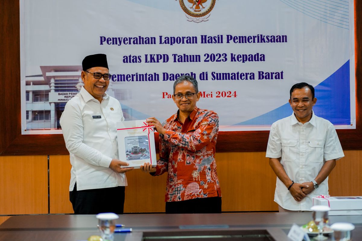 Kabupaten Solok kembali raih opini WTP tujuh kali berturut-turut laporan atas hasil pemeriksaan terhadap LKPD tahun 2023