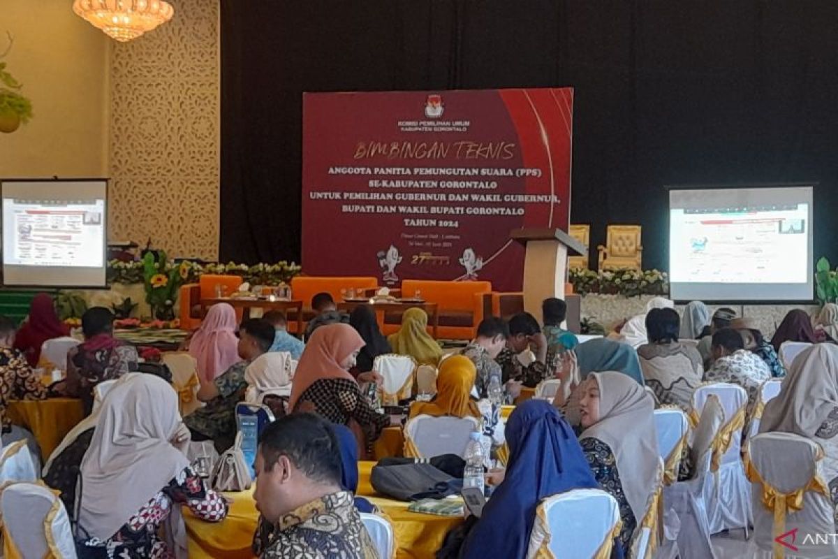KPU Kabupaten Gorontalo mematangkan kesiapan PPS hadapi Pilkada 2024