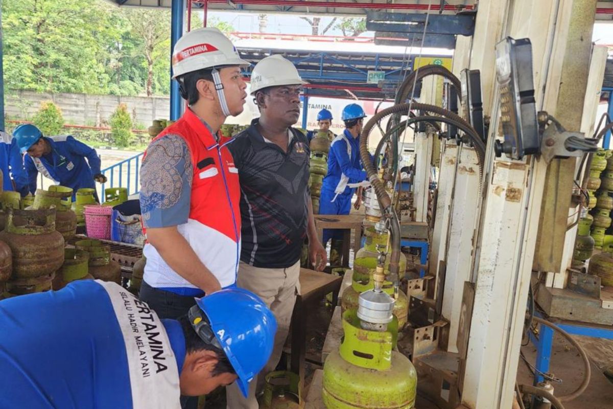 Pertamina Patra Niaga pastikan pengisian LPG di Banten sesuai takaran