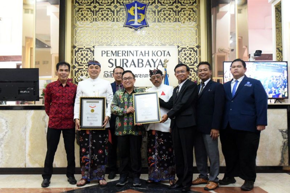 Pos bantuan hukum Pemkot-PERADI Surabaya tercatat MURI saat HJKS 731 tahun