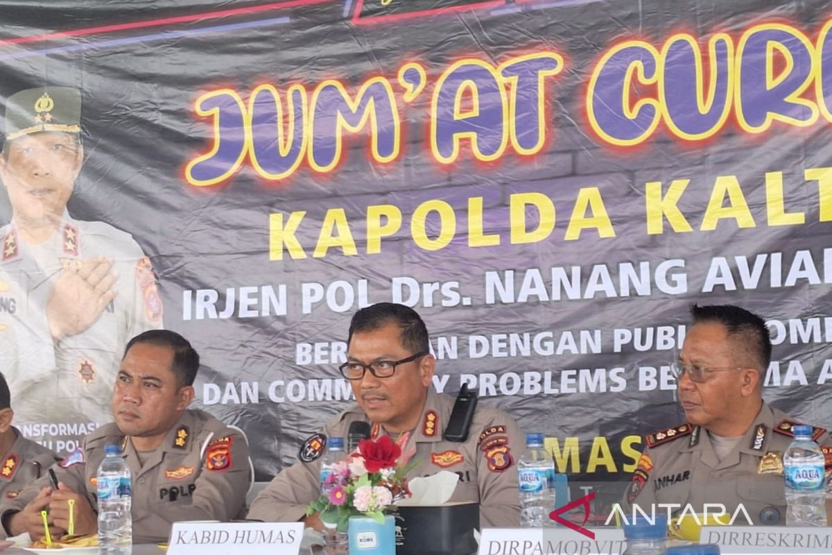 Polda Kaltim serap aspirasi insan pers melalui Jumat curhat