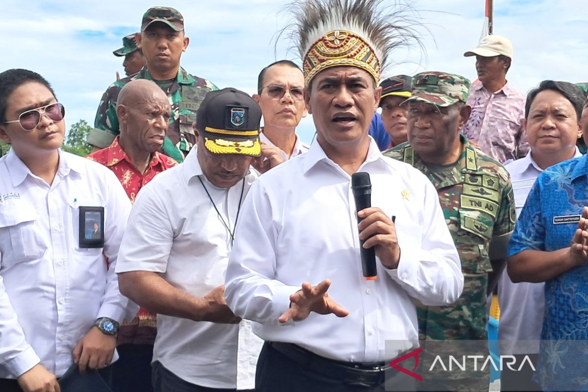 Menteri Pertanian upayakan Papua Barat mandiri pangan