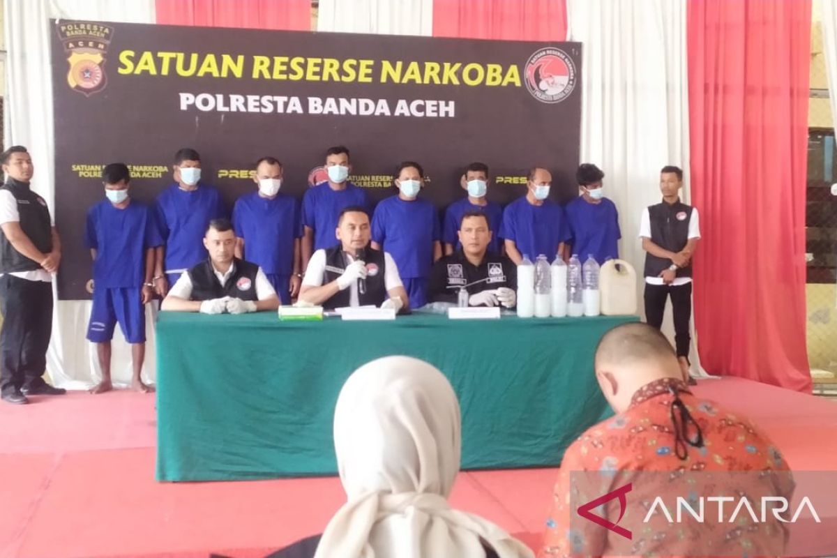 Dilaporkan lewat WA curhat, Polresta Banda Aceh ungkap sembilan kasus narkotika