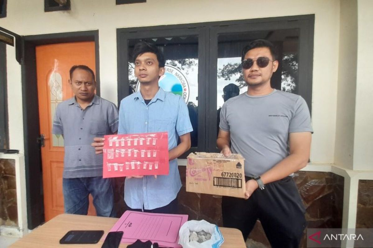 Polisi tangkap seorang pengedar dan pengguna sabu di Gorontalo
