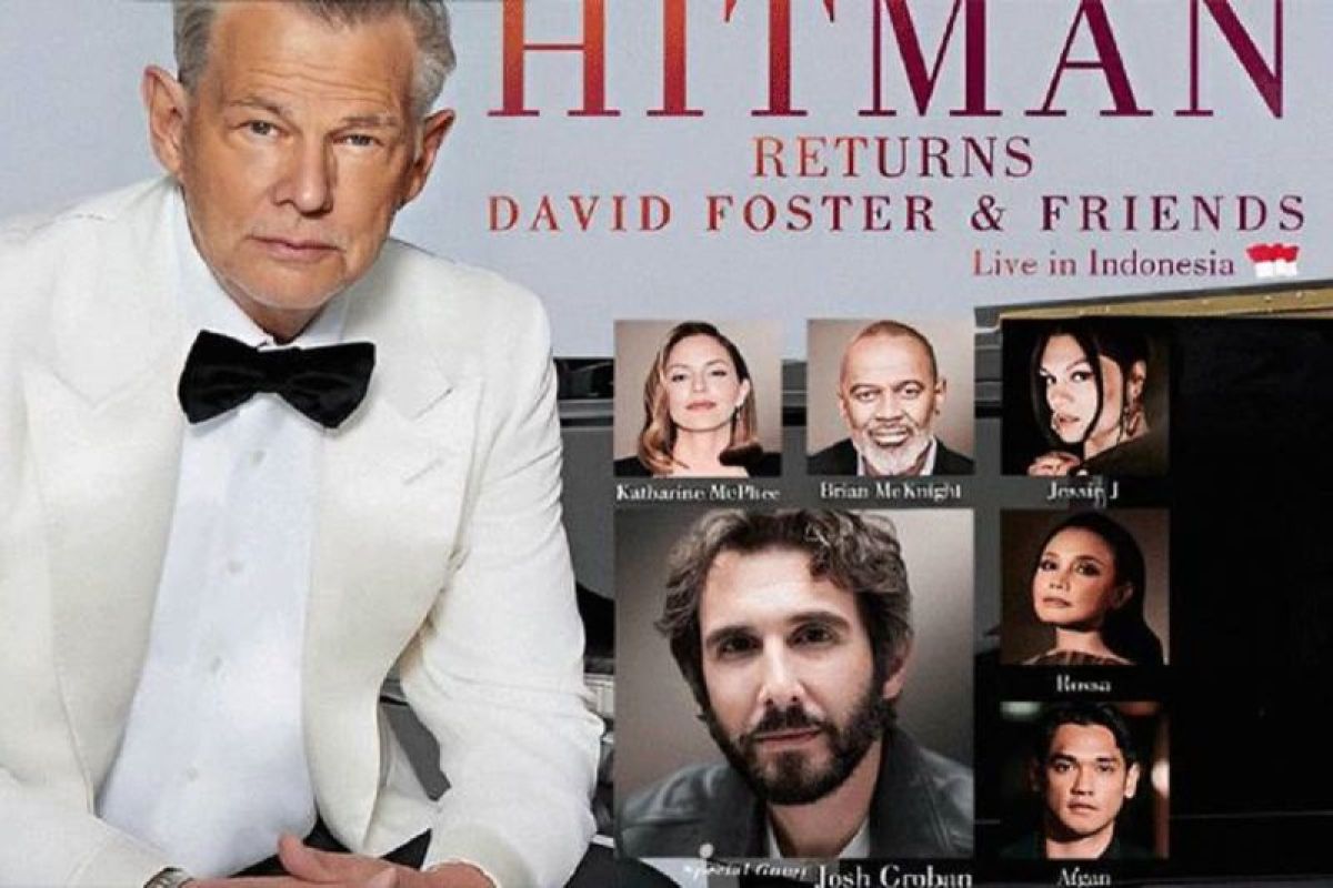 Rossa akan jadi bintang tamu dalam konser David Foster di Indonesia