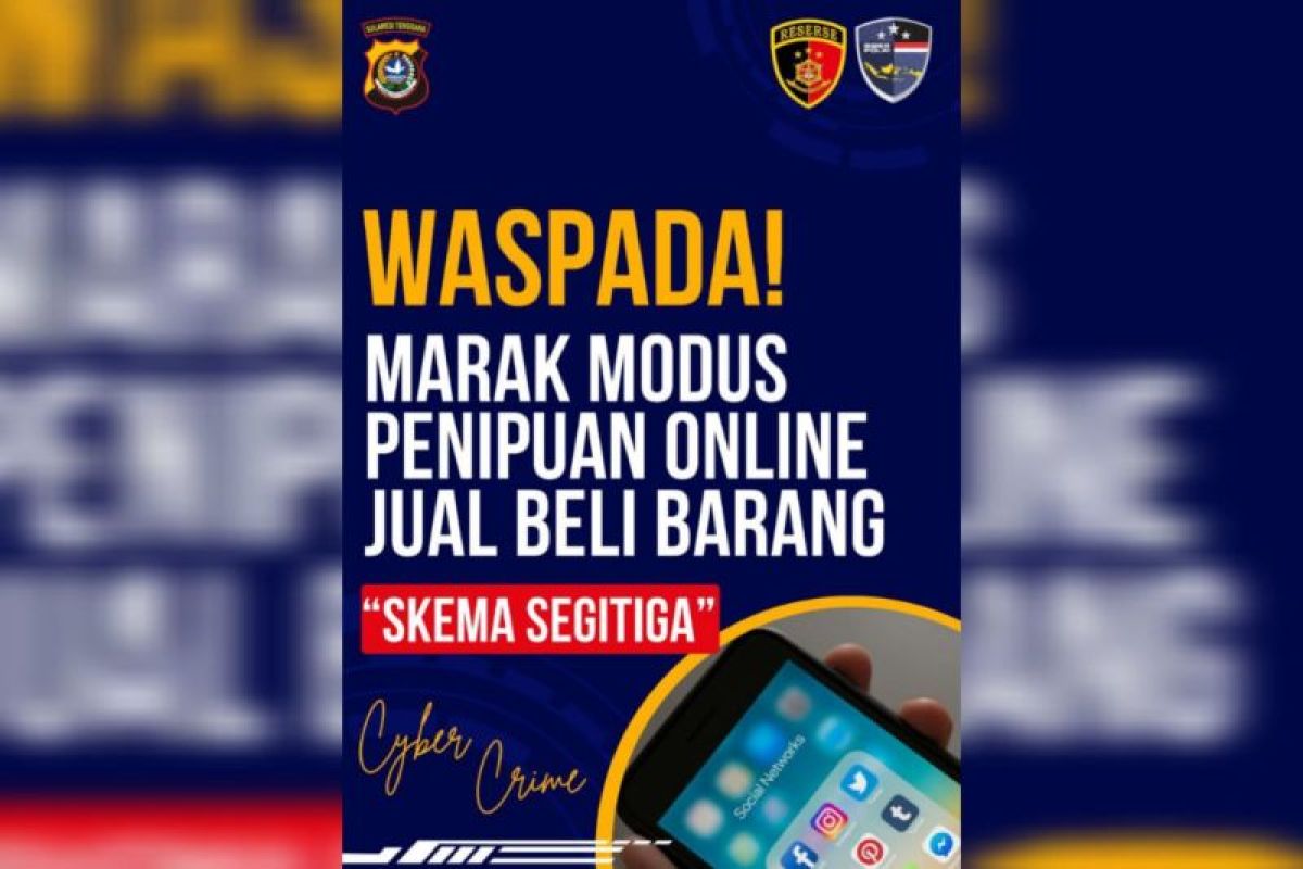 Polda Sultra imbau waspada modus penipuan online dengan skema segitiga