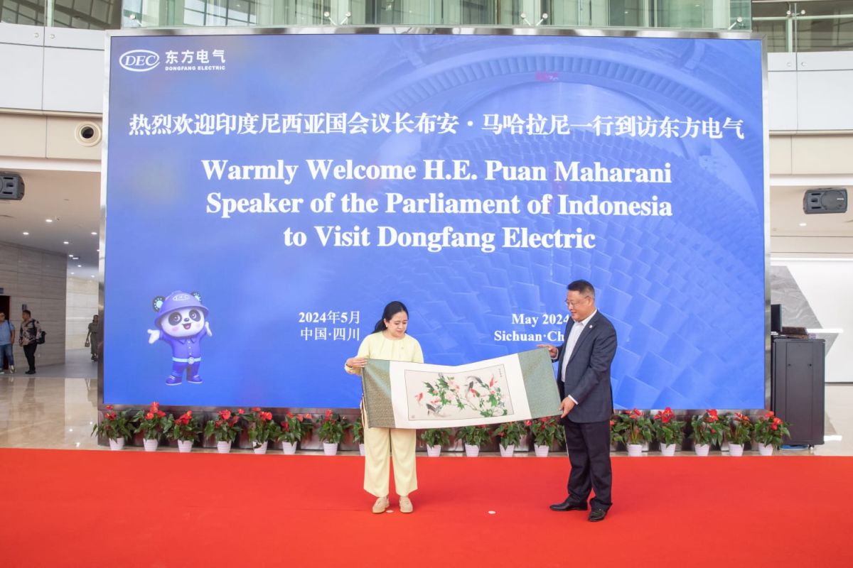 Ketua DPR RI kunjungi kantor produsen peralatan pembangkit listrik di China