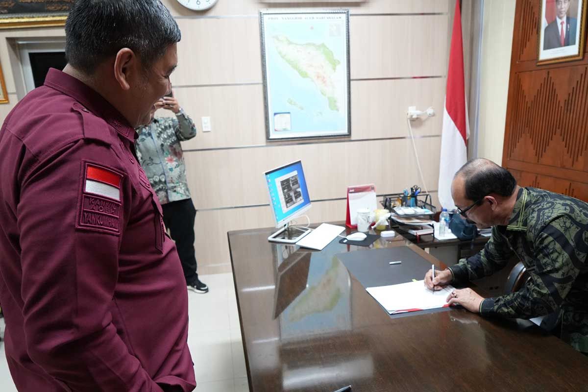 Kemenkumham Aceh terima kunjungan Pemkab Nagan Raya, bahas raqan RTRW