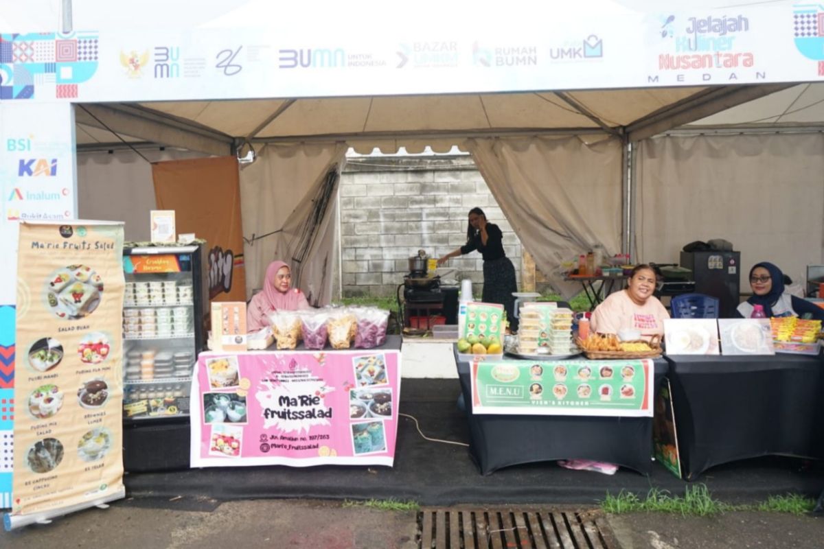 KAI Sumut hadirkan UMKM binaan di Festival Jelajah Kuliner Nusantara