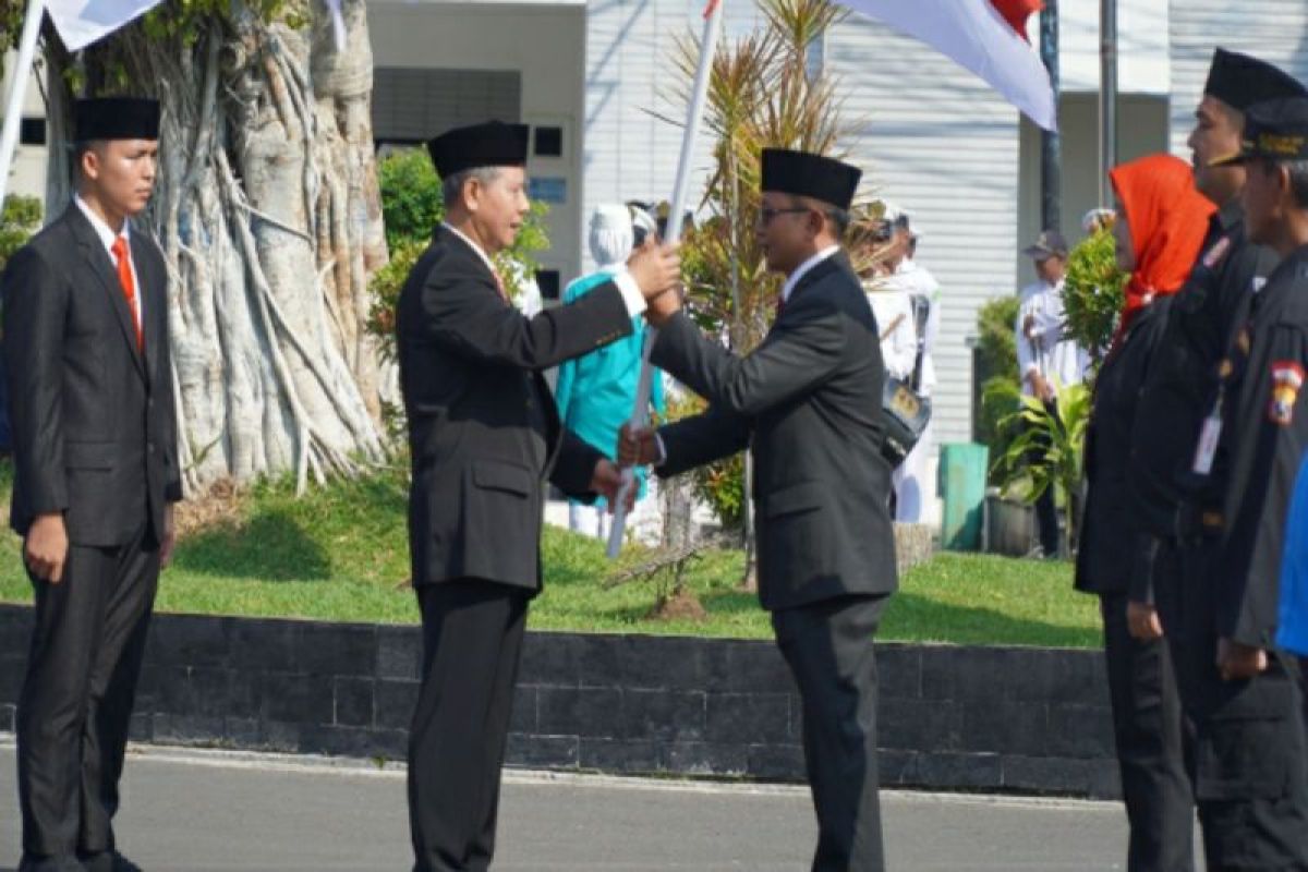 Harlah Pancasila, Pemkot Tegal gelar upacara dan pencanangan bendera