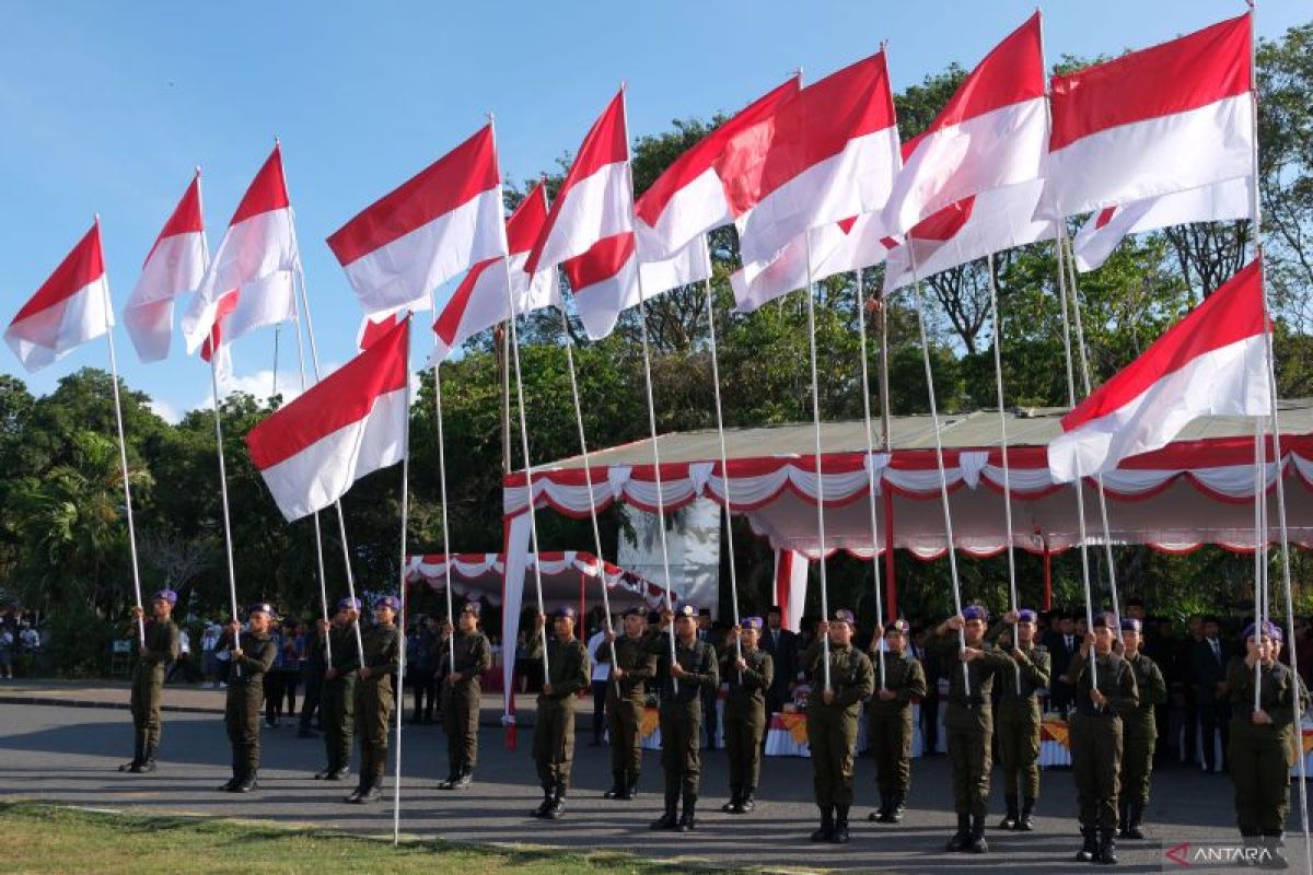 Pemprov Bali gelar upacara bendera peringati Hari Lahir Pancasila