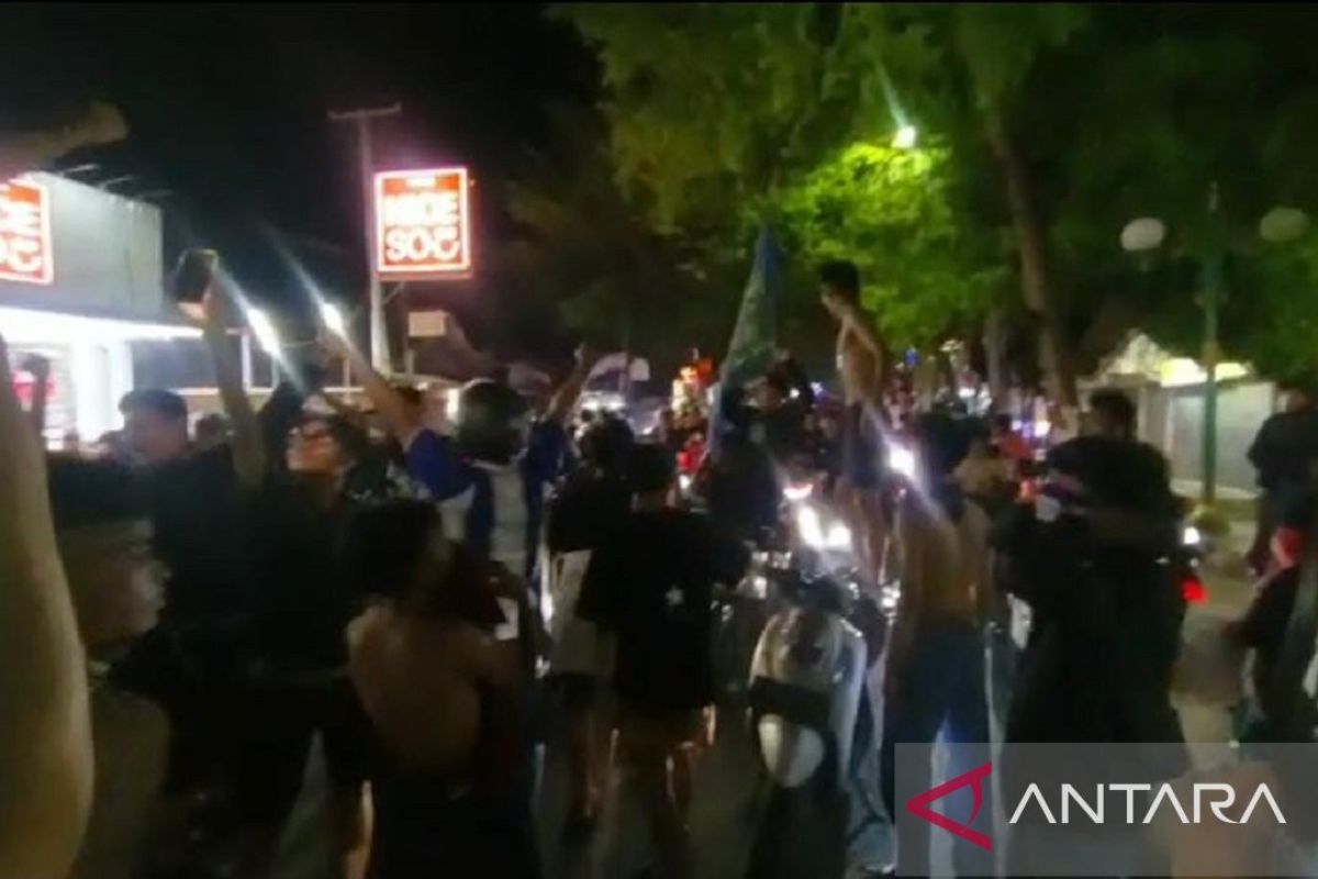 Polisi: Pesta perayaan kemenangan Persib di Sukabumi berlangsung aman