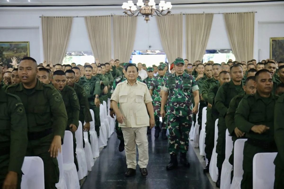 Prabowo Subianto kunjungi Akmil beri pengarahan kebangsaan kepada siswa