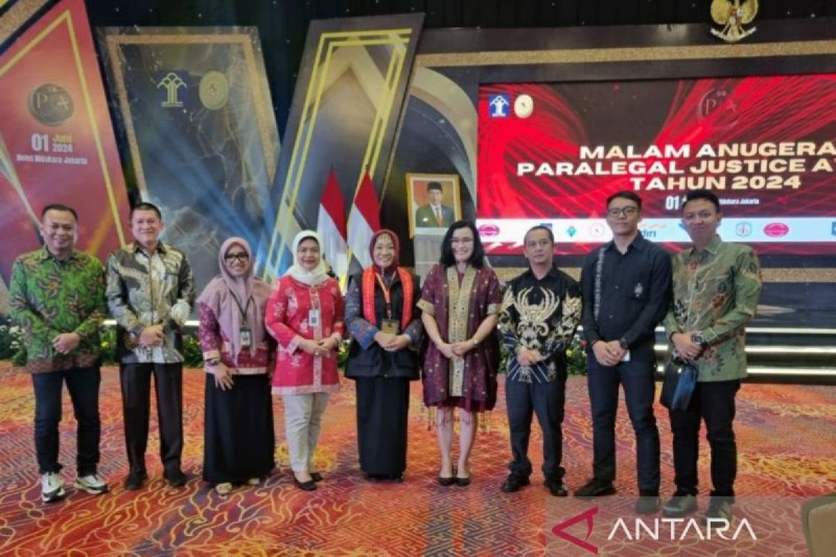 12 kepala desa di Sumsel raih penghargaan Paralegal Justice Award 2024