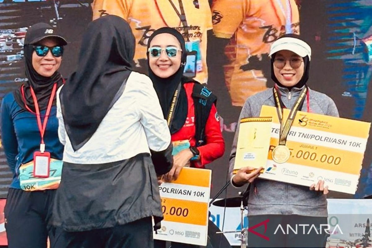 Nuraini, Petugas Lapas Perempuan Pangkalpinang Juara 1 Bhayangkara Babel Run Tahun 2024