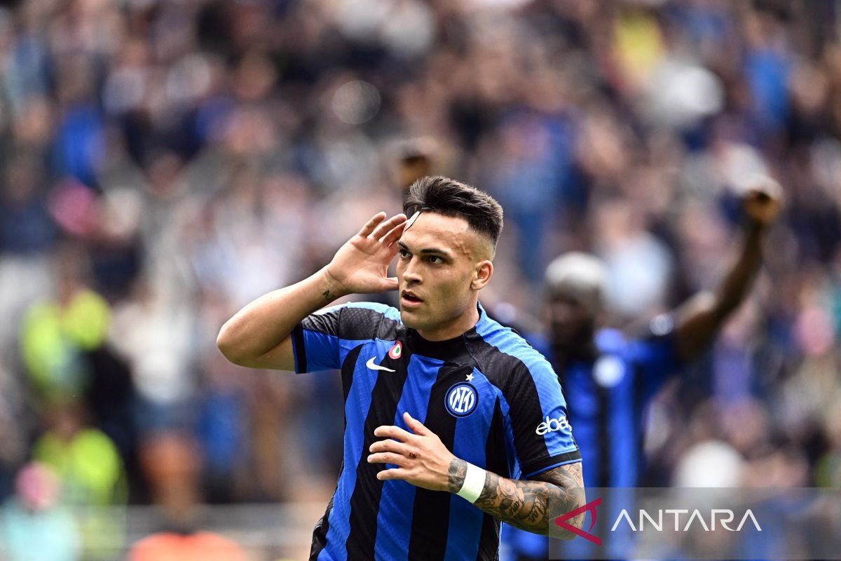 Gol Lautaro Martinez bawa Inter Milan menang atas AS Roma