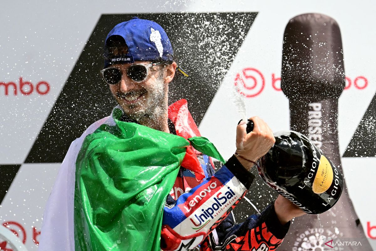 MotoGP: Pembalap Bagnaia ucapkan terima kasih