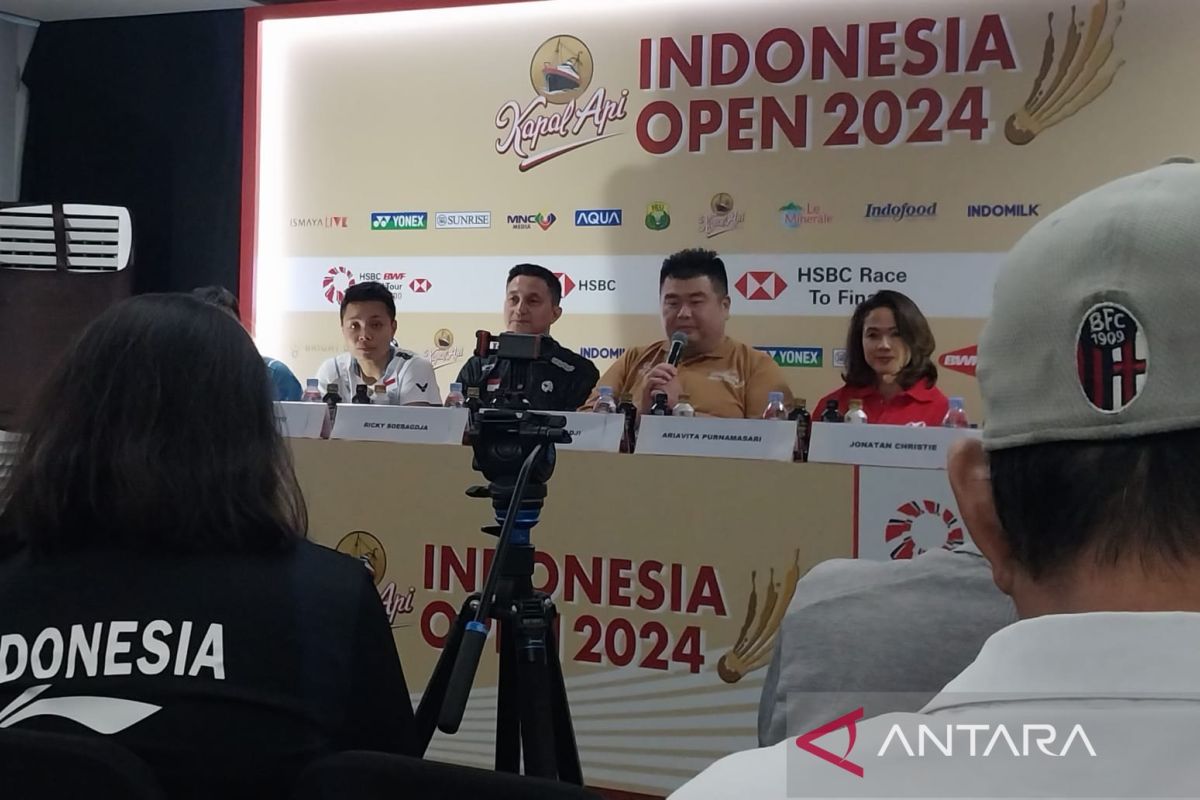 Persiapan turnamen Indonesia Open 2024 sudah tuntas
