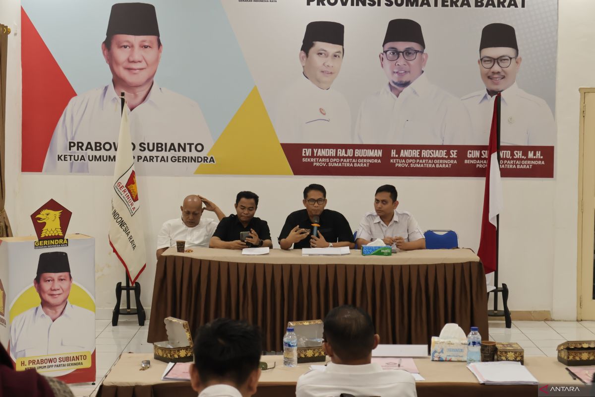 Gerindra Sumbar libatkan akademisi jaring kepala daerah berkualitas