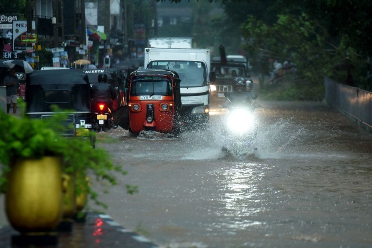 Hujan terus mengguyur, Sri Lanka rilis peringatan banjir besar