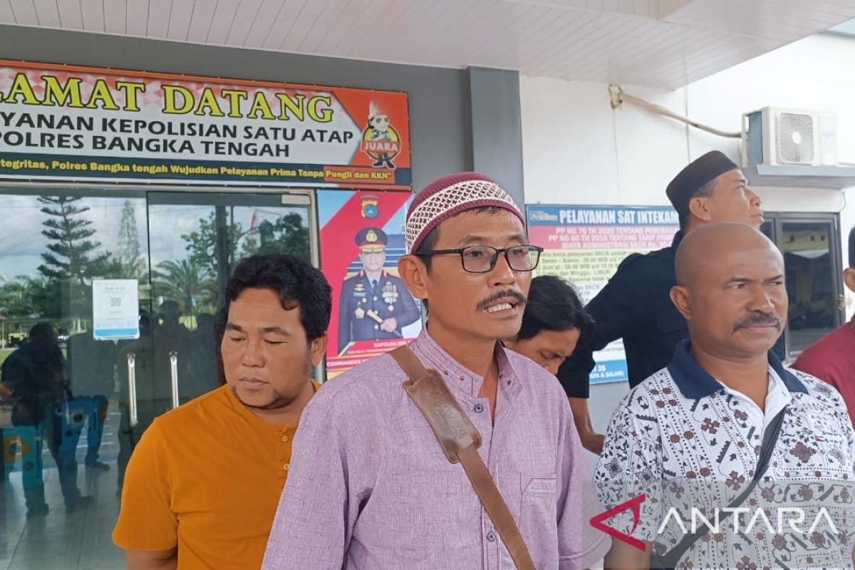 Warga tiga kelurahan di Bangka Tengah tolak tambang timah ilegal