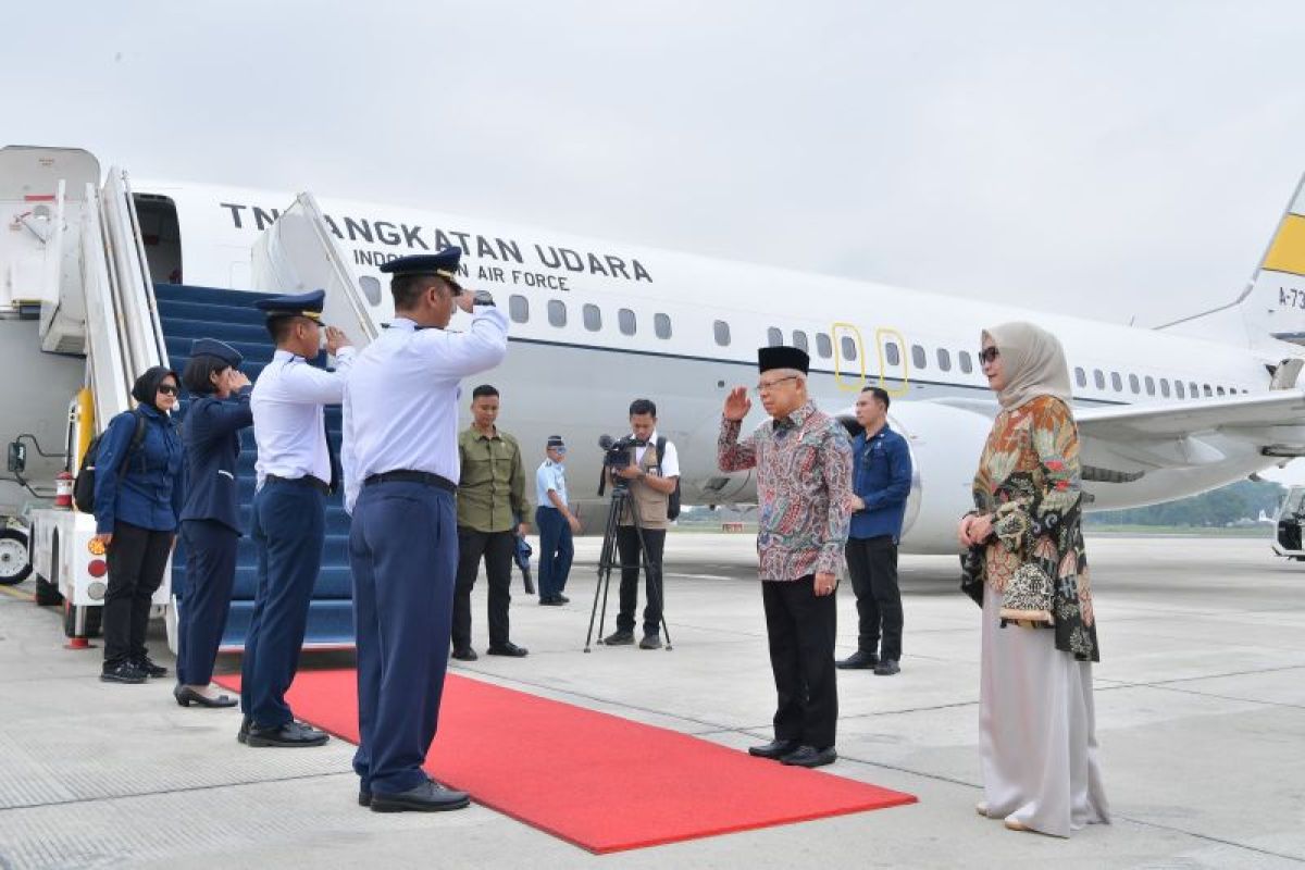 Wapres tiba di Merauke untuk rangkaian kunjungan kerja di Papua