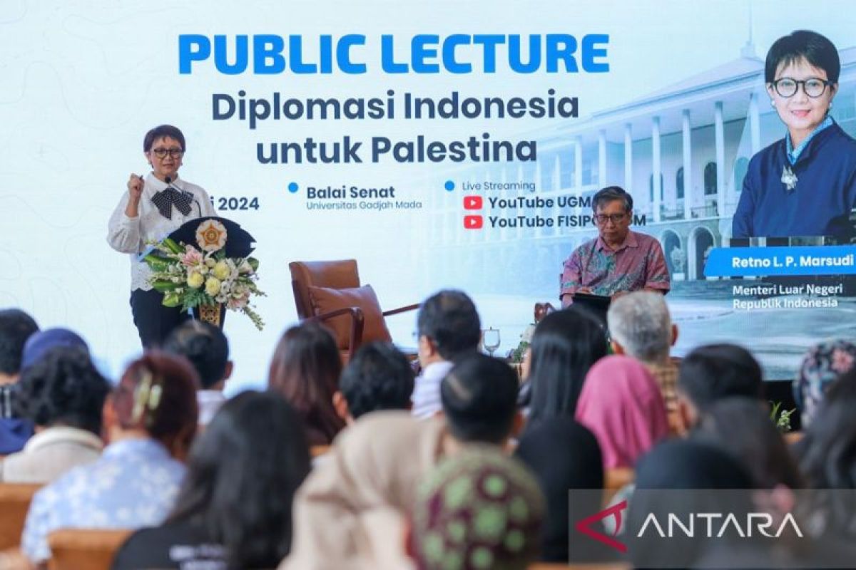 Menlu Retno: Indonesia masih kokoh konsisten bela Palestina