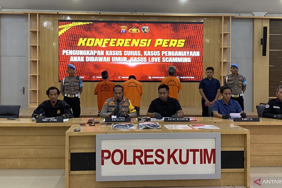 Polres Kutim ungkap kasus penipuan modus love scamming