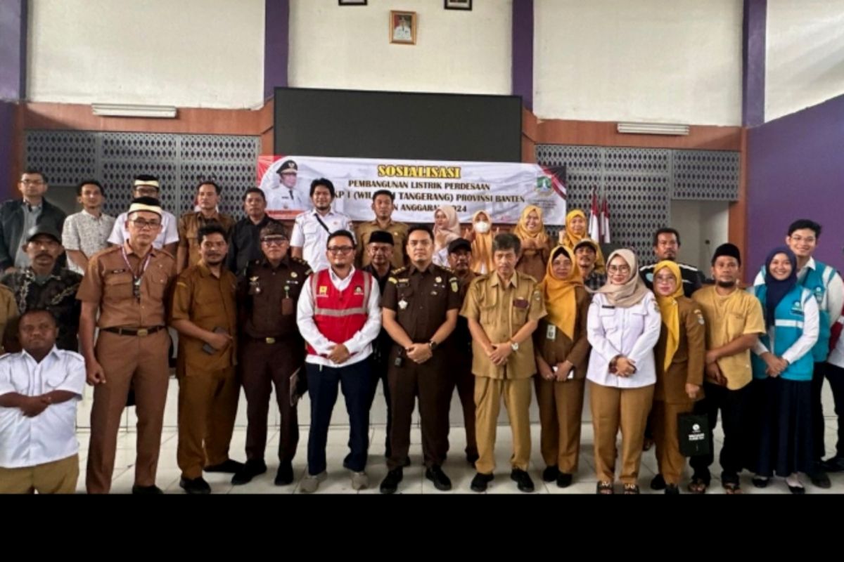 Gandeng Dinas ESDM dan Kejati, PLN Banten sosialisasi dan edukasi kelistrikan