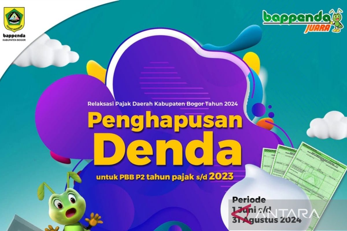 Bappenda Bogor lakukan program penghapusan denda PBB pada Juni hingga Agustus 2024