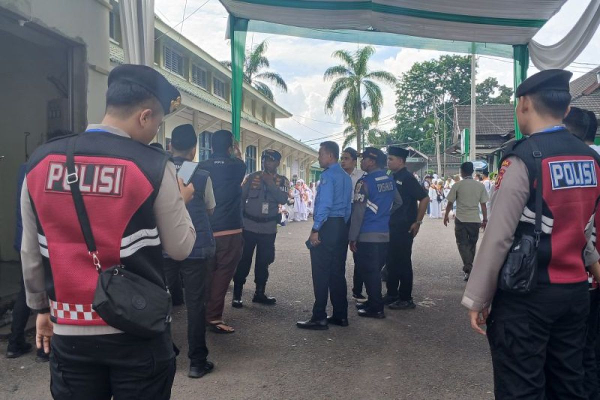 Polresta Jambi kerahkan 160 personel kawal keberangkatan jemaah calon haji
