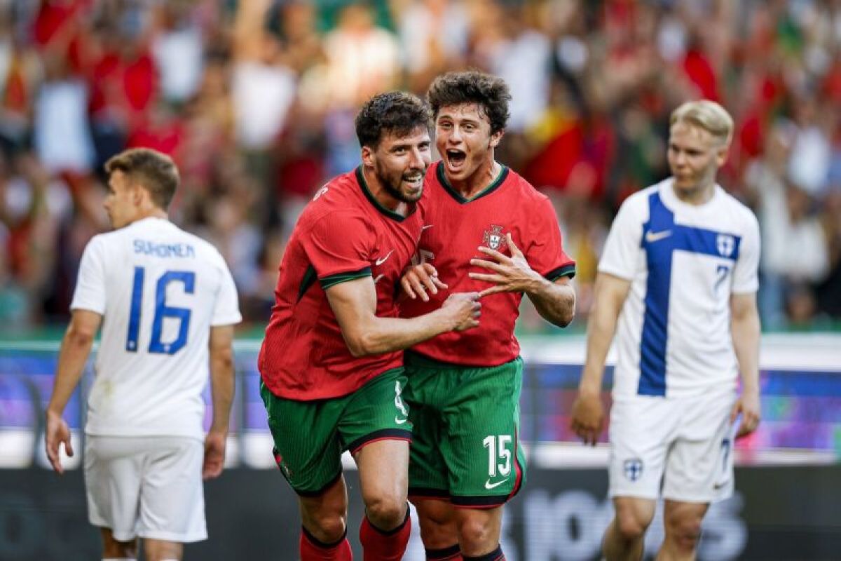 Laga persahabatan - Portugal kalahkan Finlandia 4-2, Italia ditahan imbang Turki