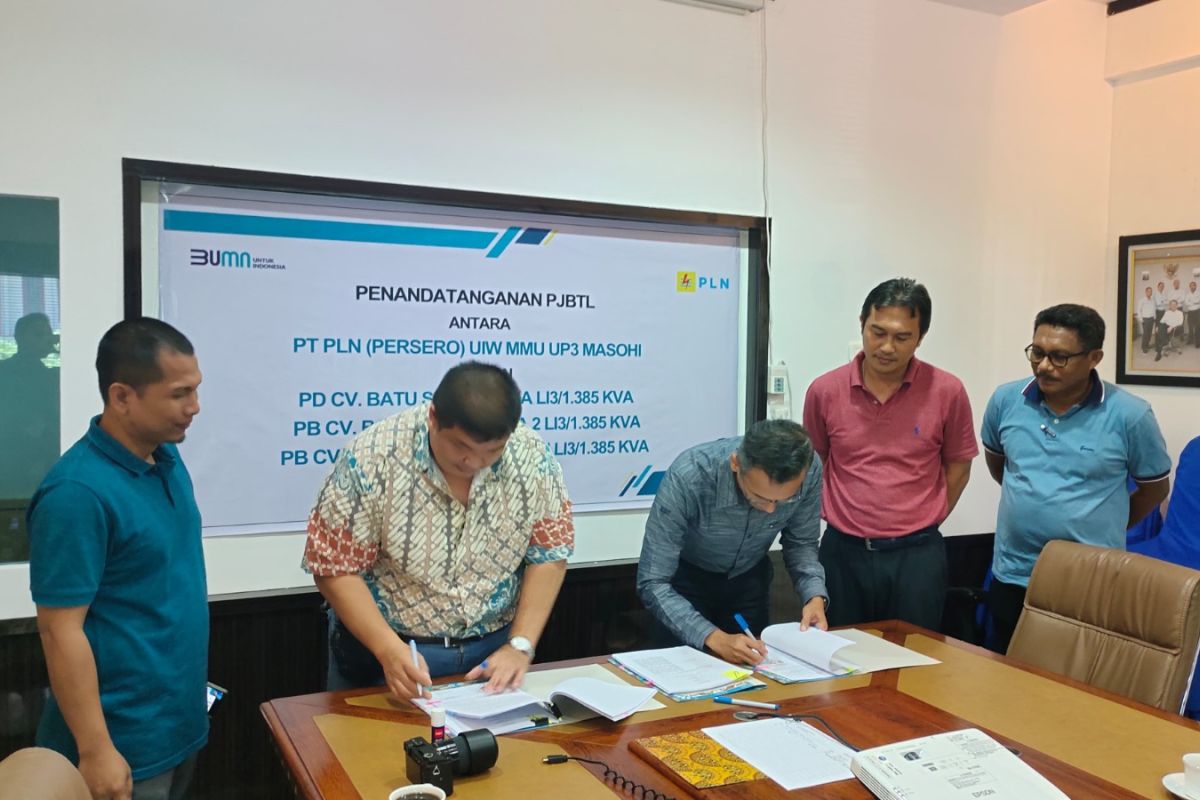 PLN tambah pasokan listrik memadai untuk industri di Maluku Tengah