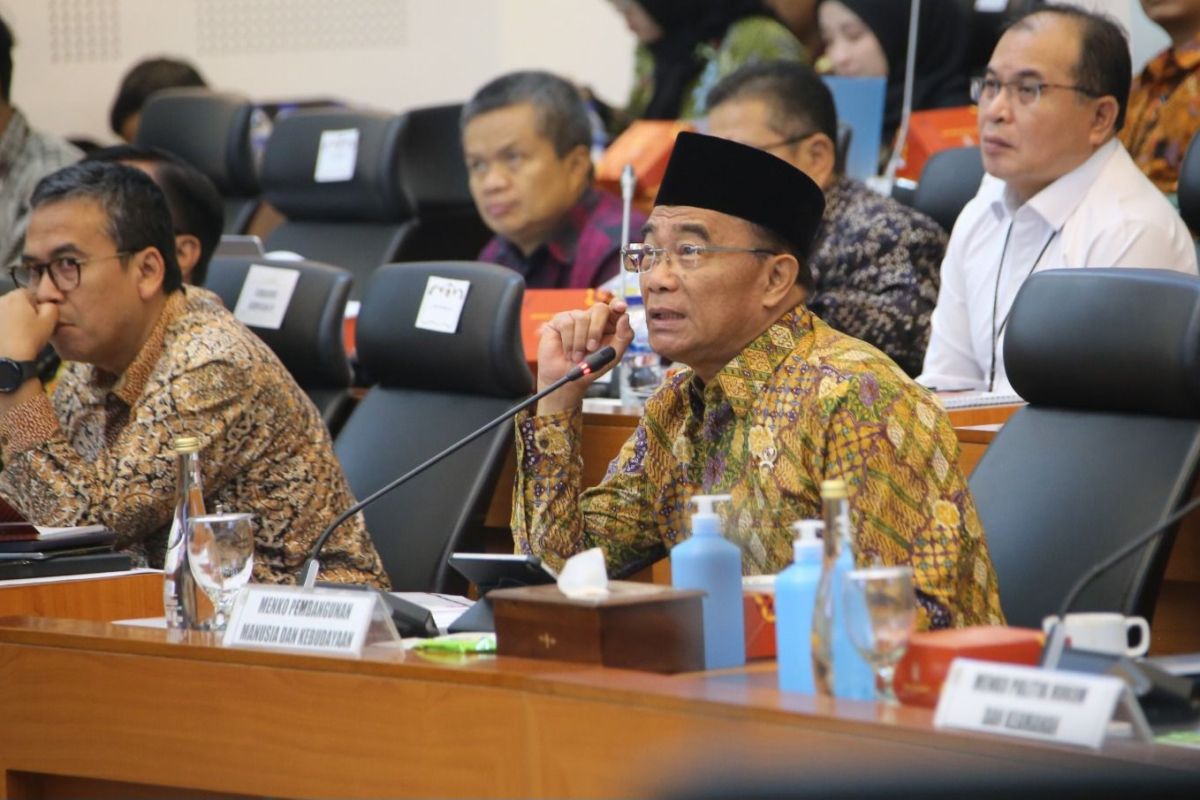 Menko PMK paparkan tiga prioritas penting dalam Raker Banggar DPR RI