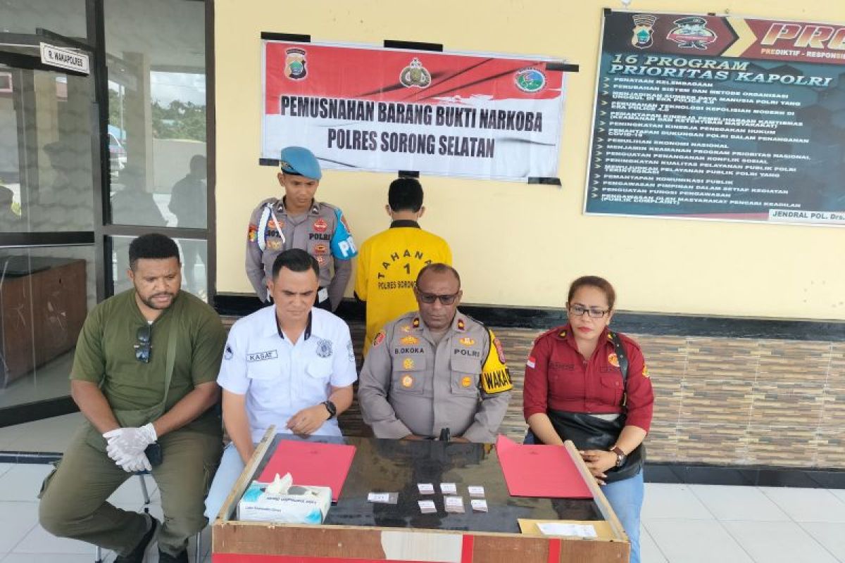 Polres Sorong Selatan  tingkatkan razia miras dan narkoba jelang Pilkada