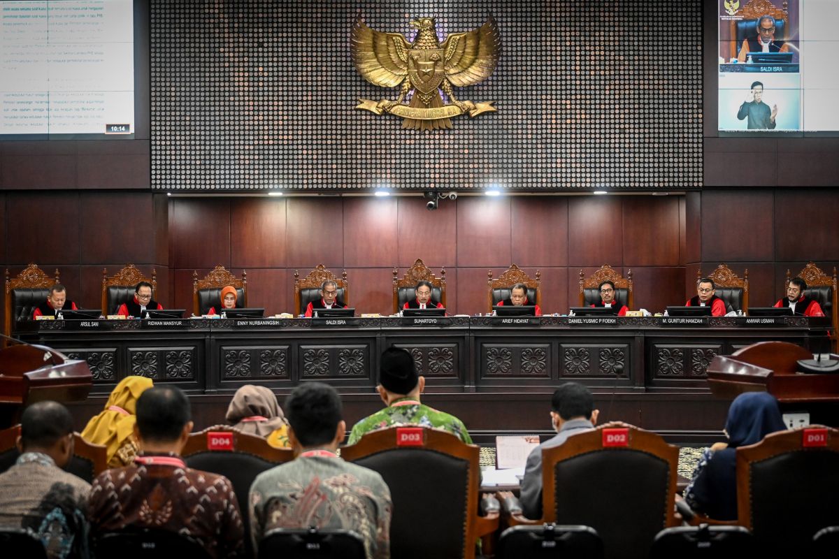 MK gelar sidang putusan PHPU Pileg 2024 selama 3 harimulai 6 Juni