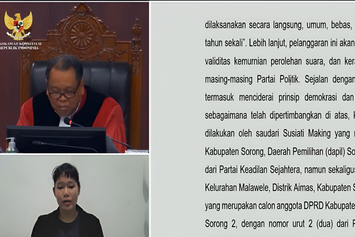 MK perintahkan PSU 2 TPS di Sorong