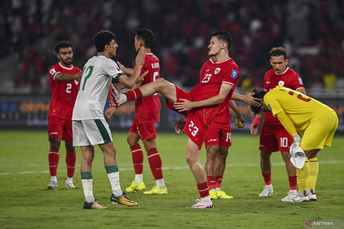 Klasemen grup F: Indonesia peringkat kedua, Irak lolos