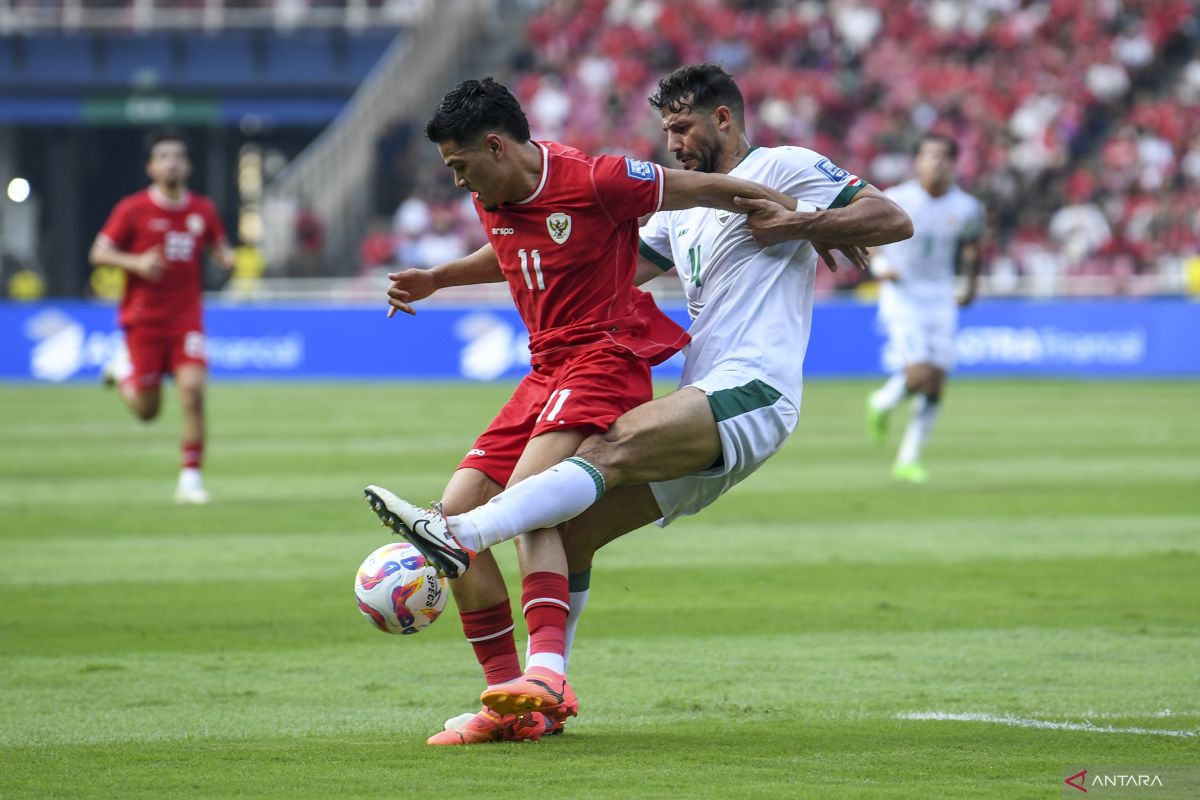 Kualifikasi Piala Dunia 2026 - Indonesia kalah 0-2 lawan Irak