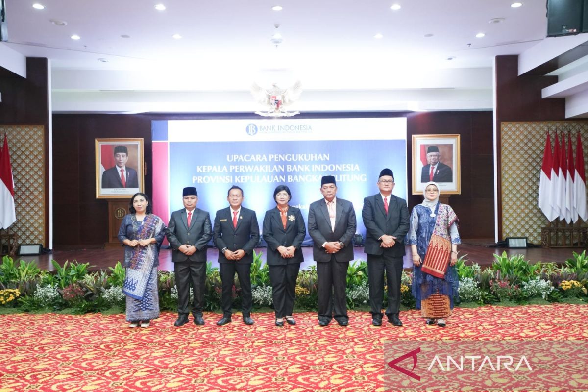 Rommy S. Tamawiwyresmi jabat Kepala Perwakilan Bank Indonesia Bangka Belitung