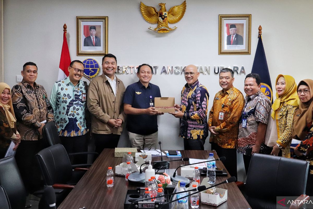 Pj Bupati Belitung kunjungi Kemenhub minta penambahan frekuensi penerbangan